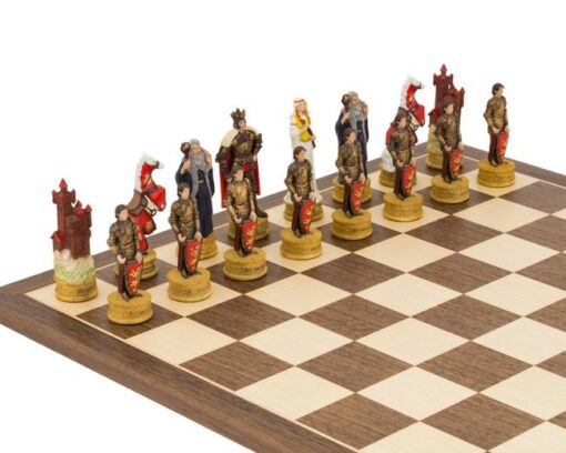 Jeu d'Echecs en Résine "Roi Arthur"